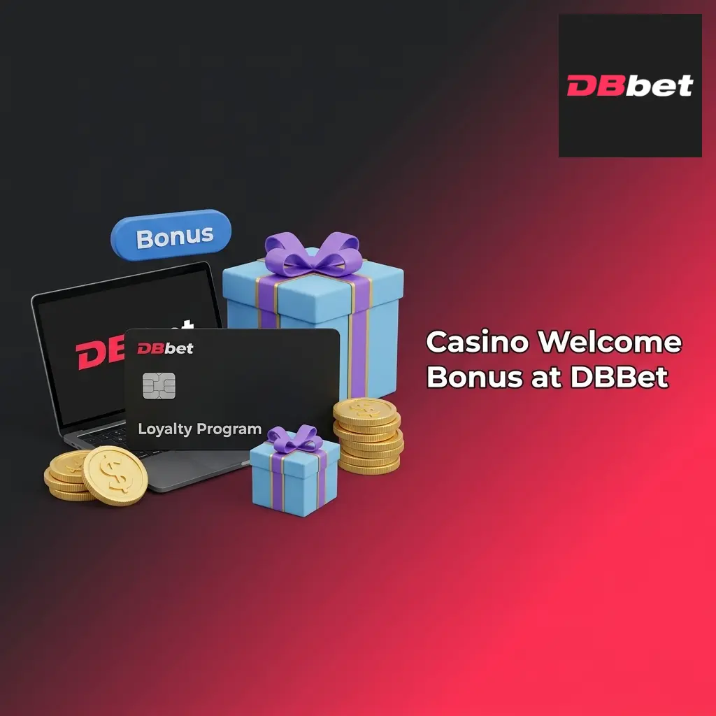DBBet casino welcome bonus offering 100% first deposit match up to IDR 2,057,988.62 for new Indonesia players