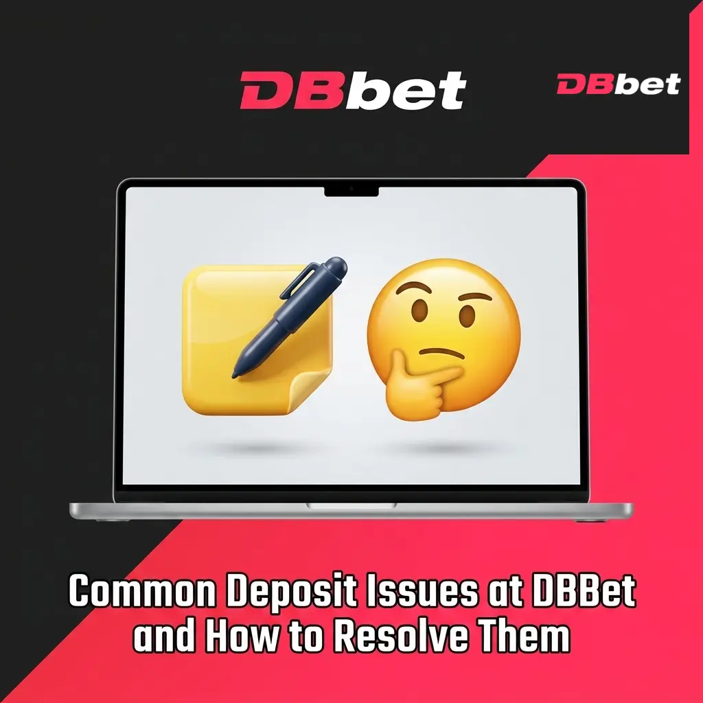 DBBet common deposit issues guide showing solutions for failed transactions, declined payments, and verification holds
