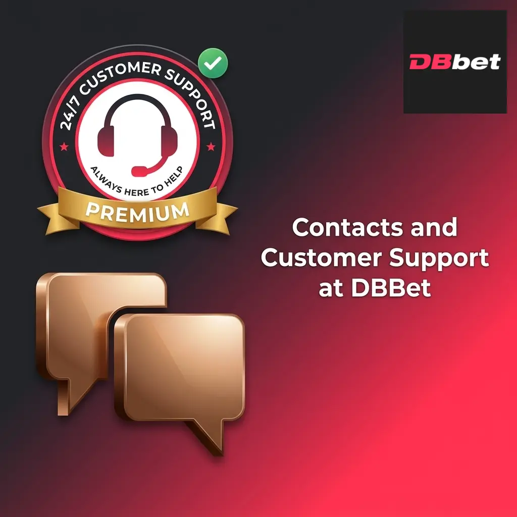 DBBet customer support channels including live chat, email, and FAQ centre available 24/7 in multiple languages