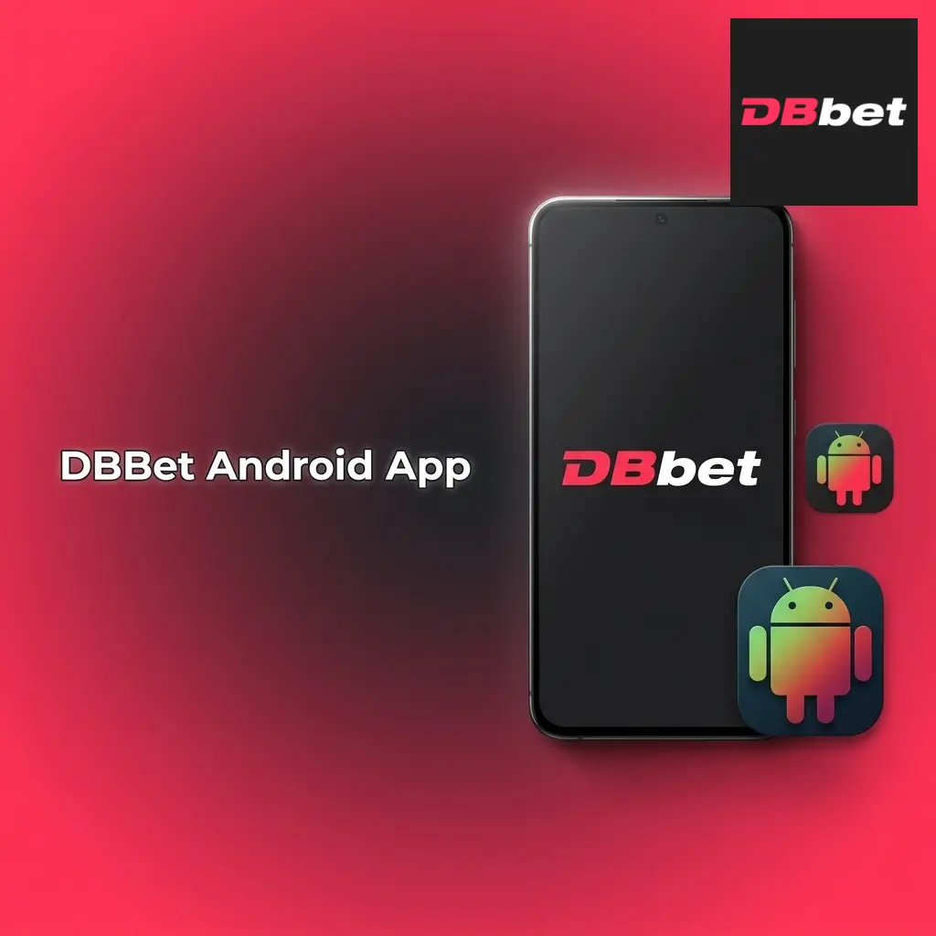 DBBet Android app download button for sports betting and casino games on mobile devices