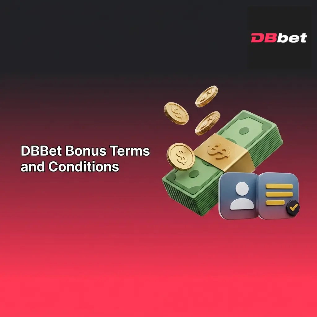 DBBet bonus terms and conditions covering wagering requirements, eligibility rules, and deposit minimums for all promotions