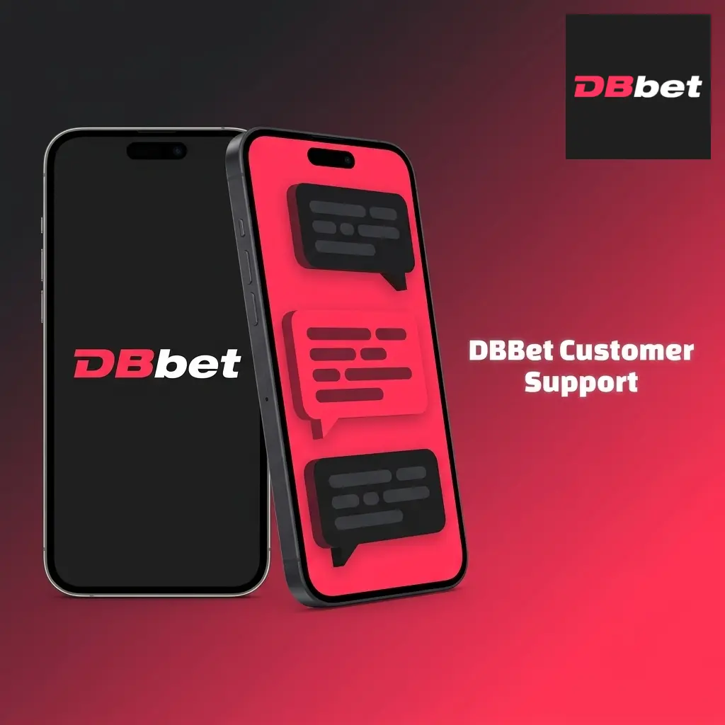 DBBet 24/7 customer support channels including live chat, email, and social media available on app and website