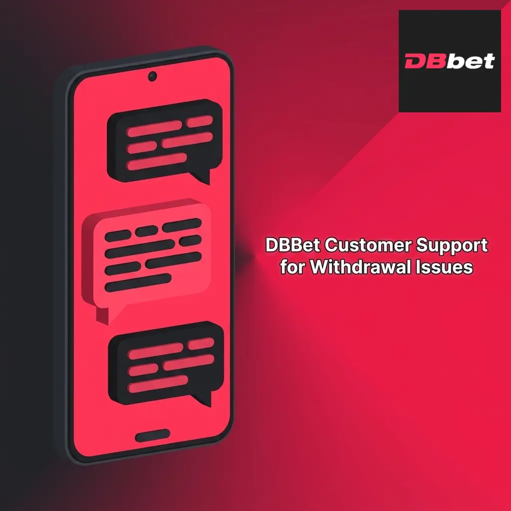 DBBet customer support channels for withdrawal issues including live chat, email, and help centre assistance