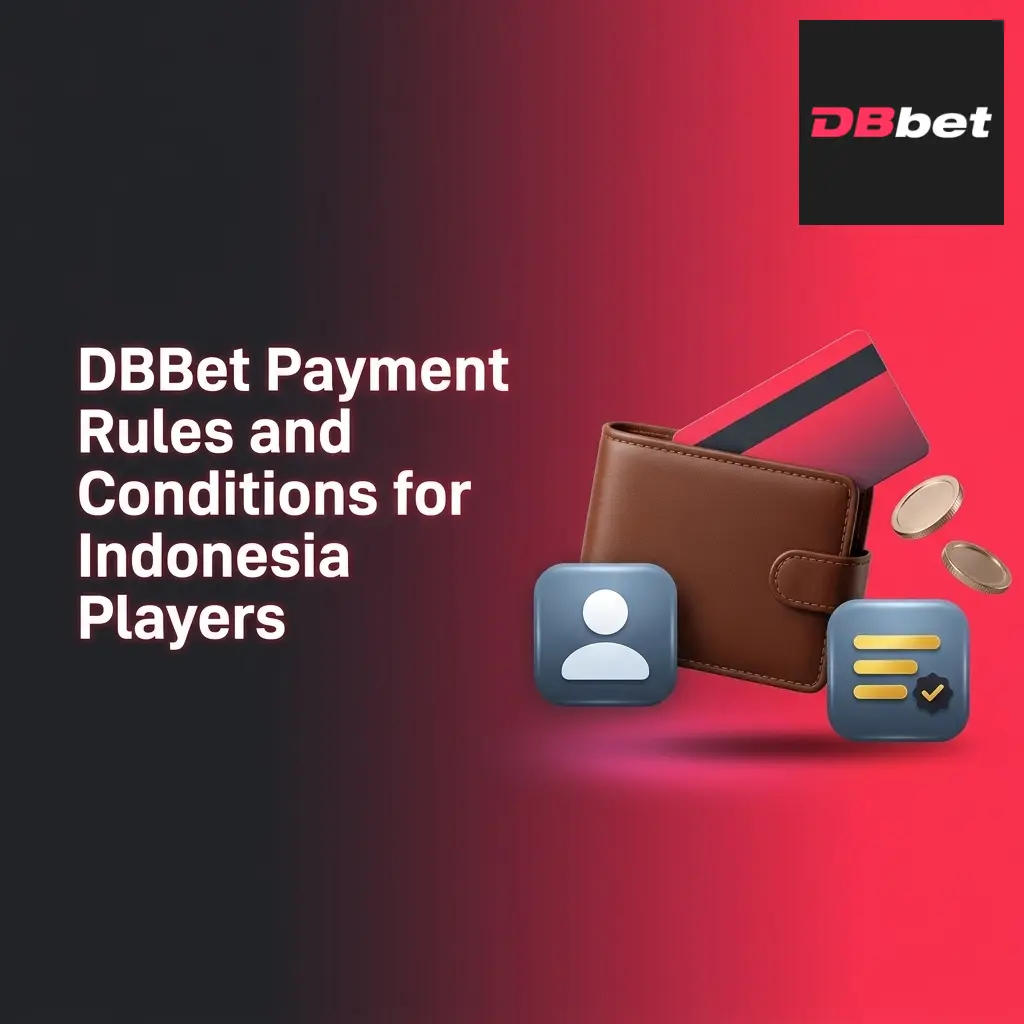 DBBet payment rules and conditions for Indonesia players showing deposit withdrawal policies and verification requirements