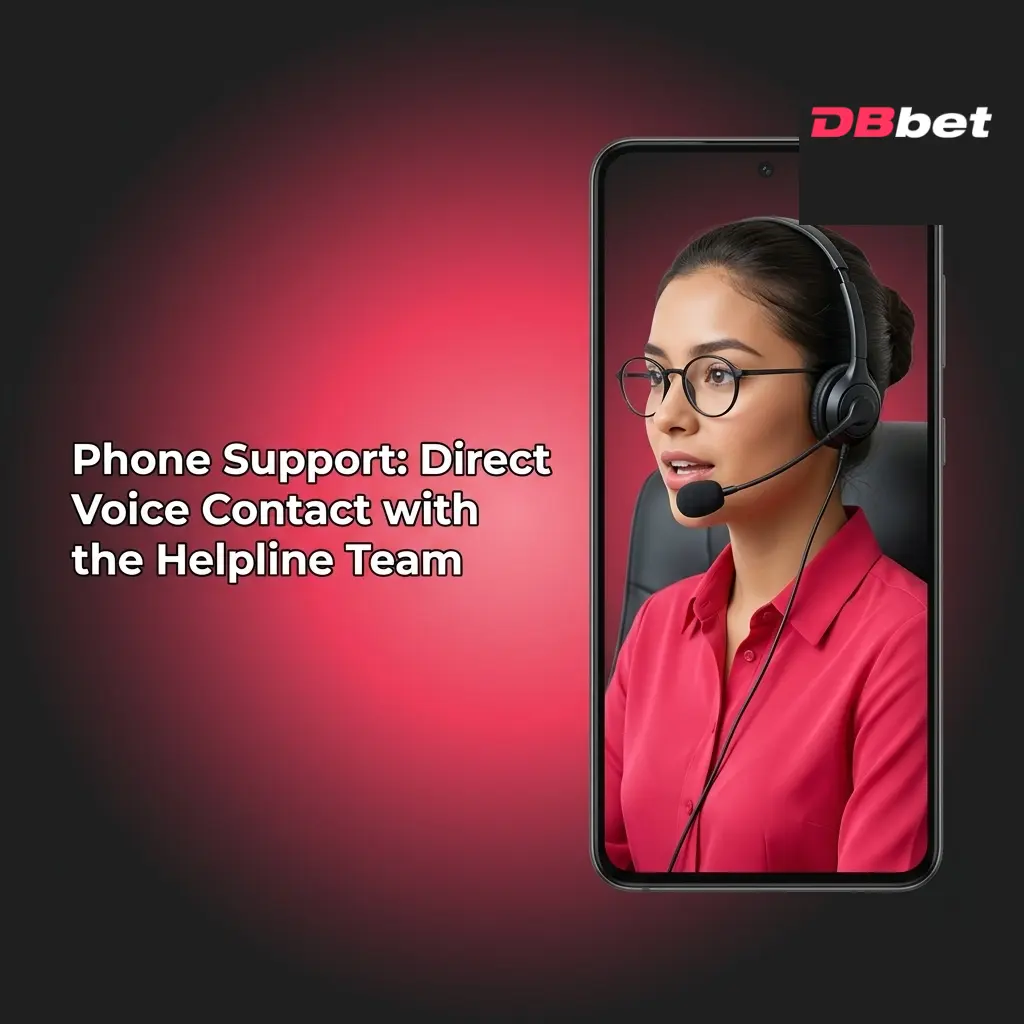 DBBet phone support helpline team providing direct voice contact assistance for account security and transaction issues