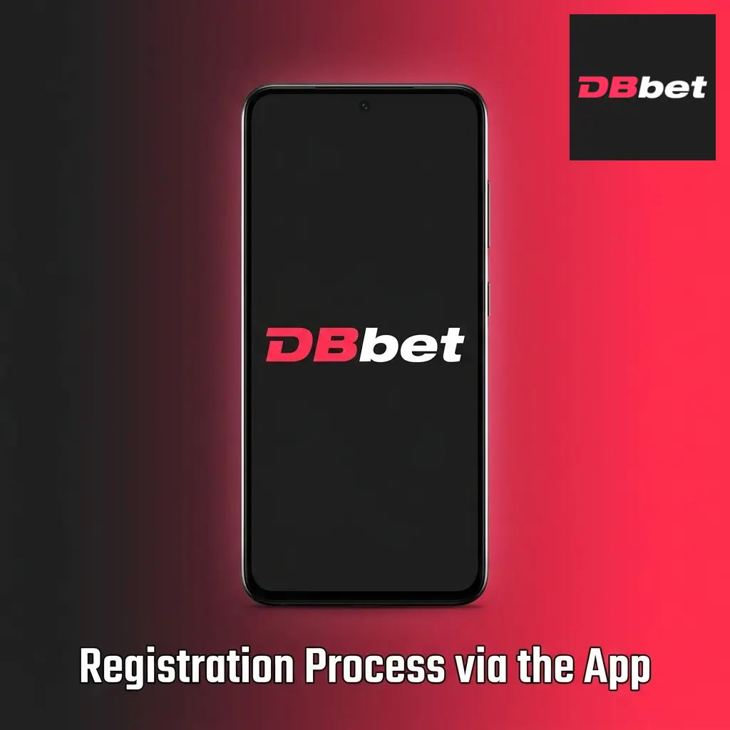DBBet mobile app registration process on Android showing sign-up form for new account creation in under five minutes