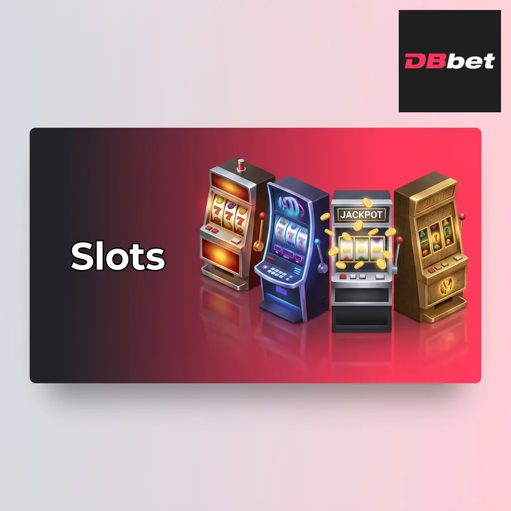 Online slots on DBBet from top providers like Pragmatic Play, Hacksaw Gaming, and NetEnt with RTP up to 97%