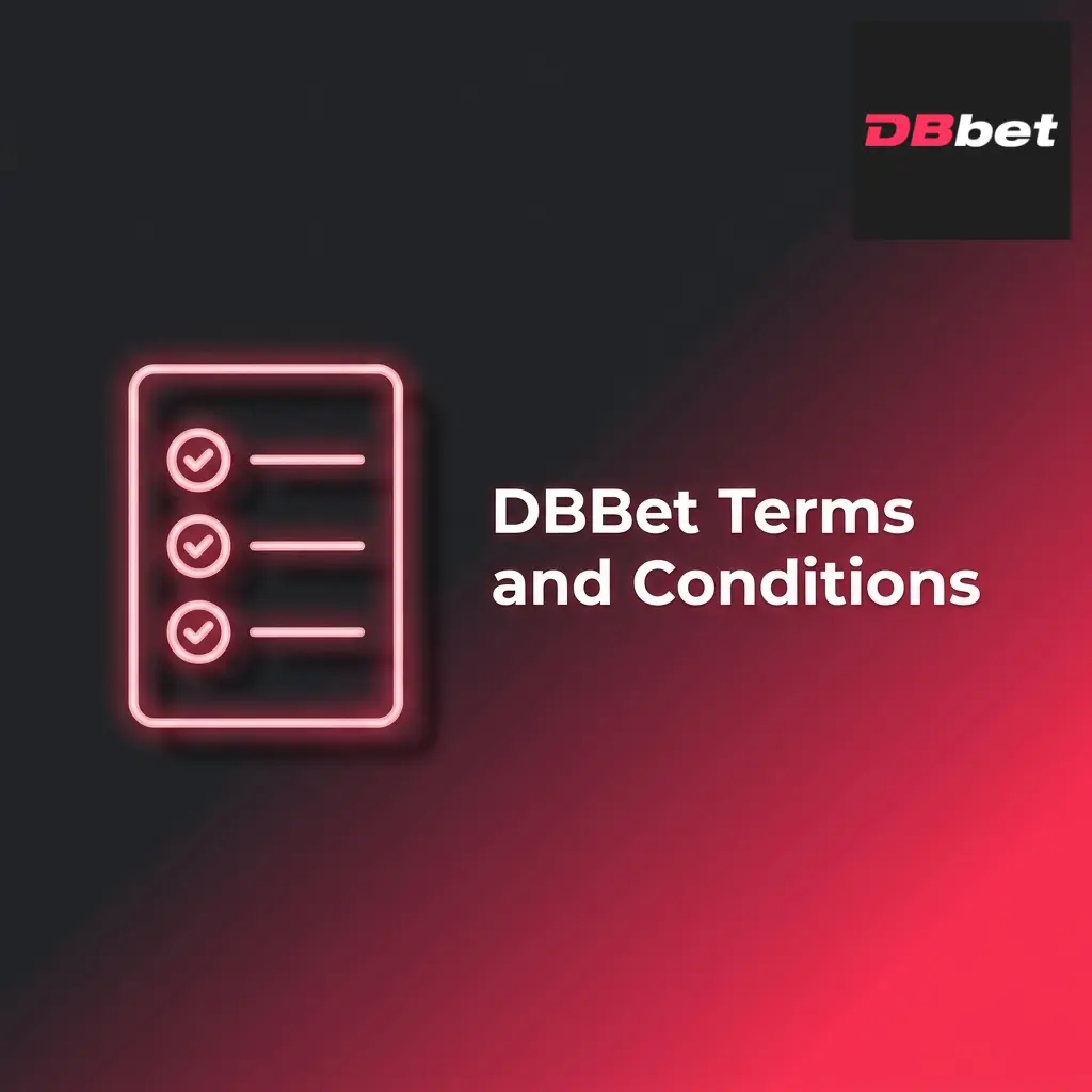 DBBet Terms and Conditions key rules including age restriction, one account policy, KYC compliance, and bonus wagering requirements