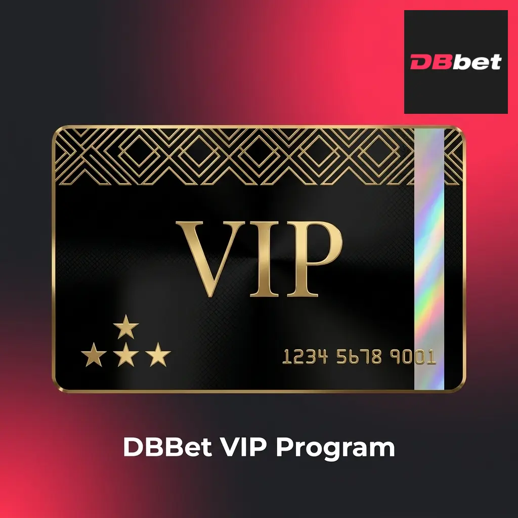 DBBet VIP Program tiers from Bronze to Diamond showing loyalty rewards, cashback, and exclusive perks for consistent players