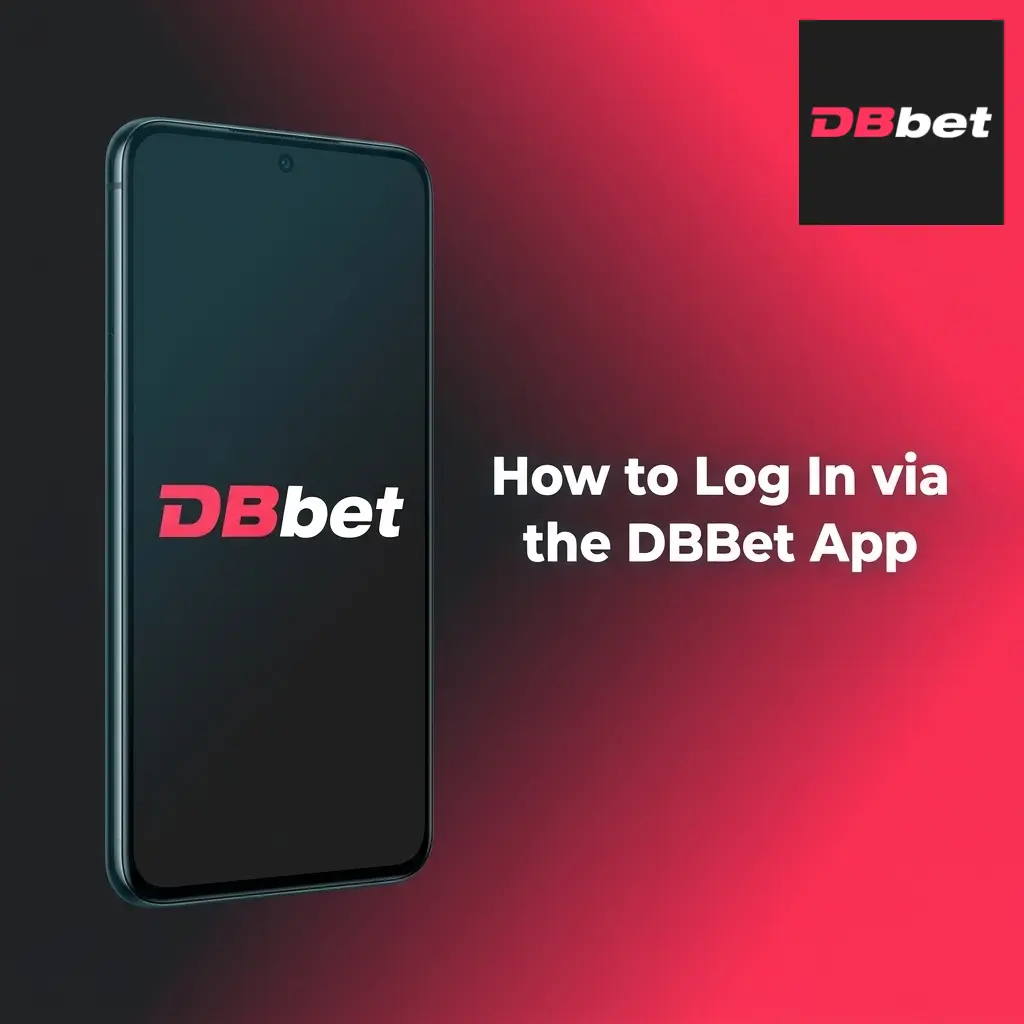 DBBet app login screen on Android showing email and password fields with Sign In button for existing players