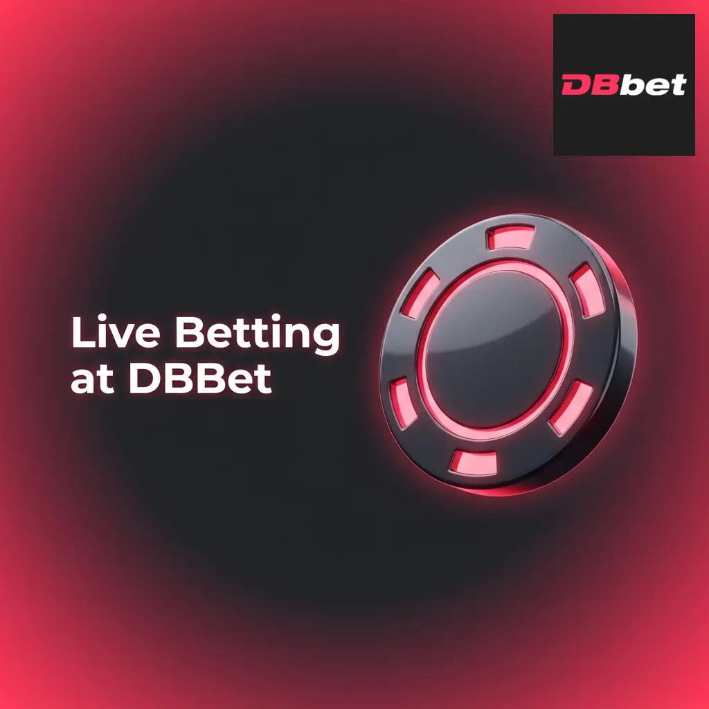 Live betting interface at DBBet showing real-time odds updates across football, basketball, tennis, and esports markets