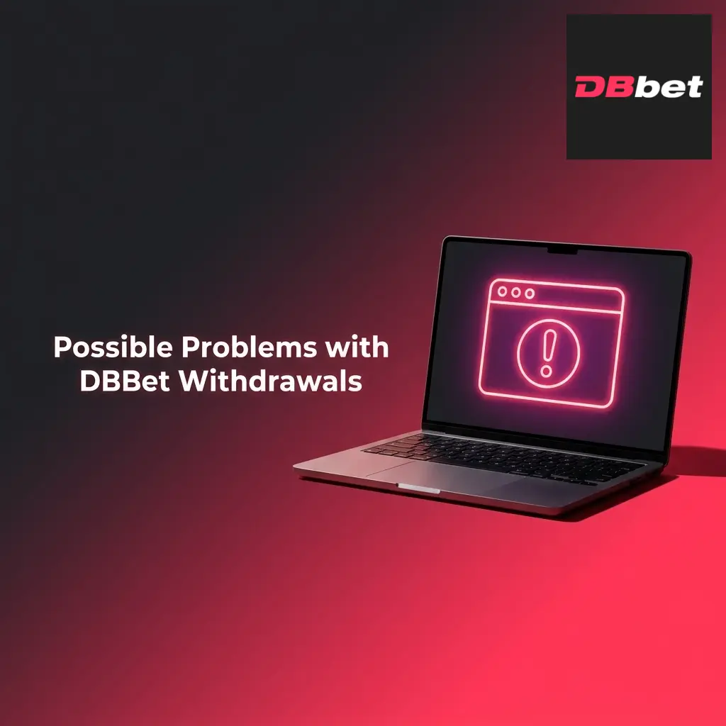 DBBet withdrawal problems including unverified account, wagering requirements, and payment method issues