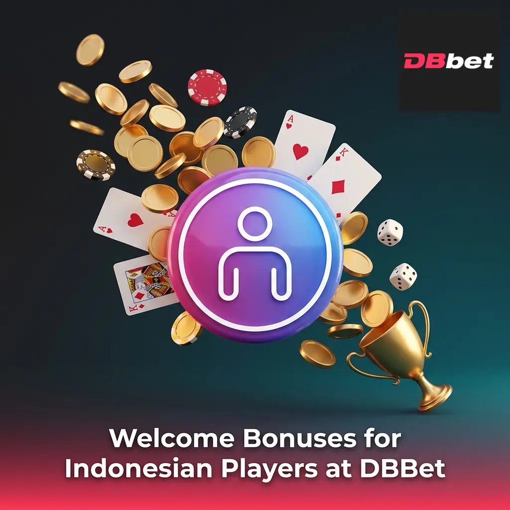 DBBet welcome bonus for Indonesian players offering 100% match up to IDR 2,057,988.62 on first deposit
